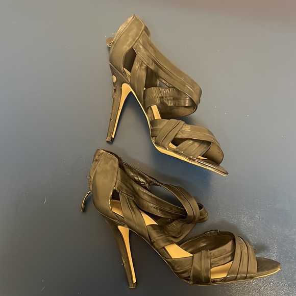 Also Black Strappy Heels - Picture 4 of 7